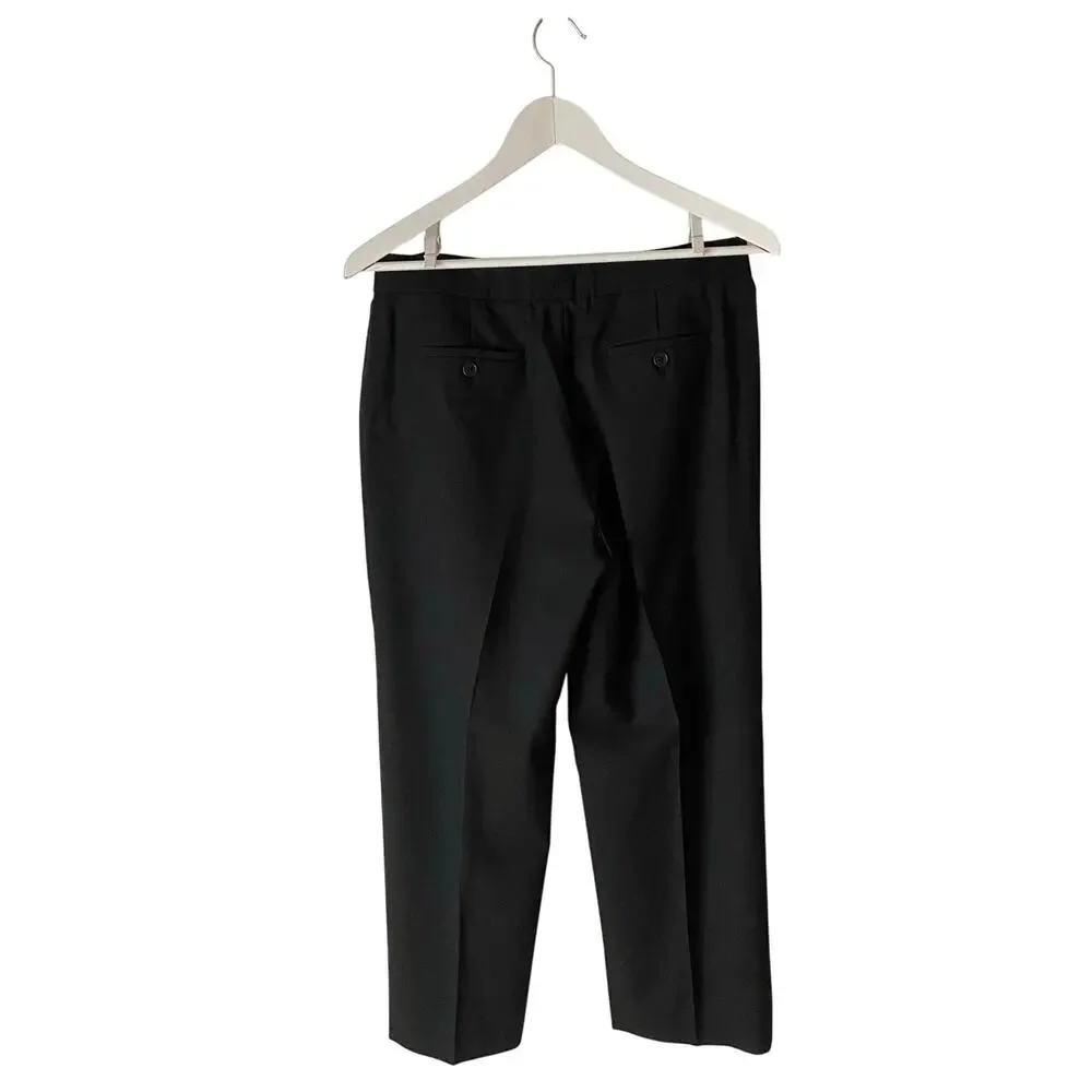 J. Crew Super 120's Black Wool Pants Size 4
